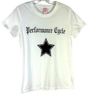 Hyp tshirt Performance Cycle print studded Sz L